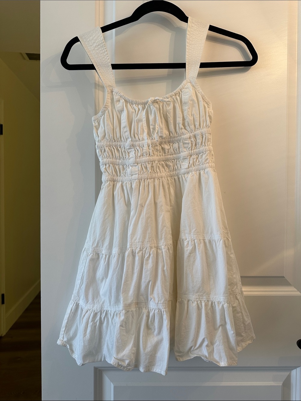 Aritzia (Sunday Best)White Smocked Sundress for Girls - Lightweight Summer Dress